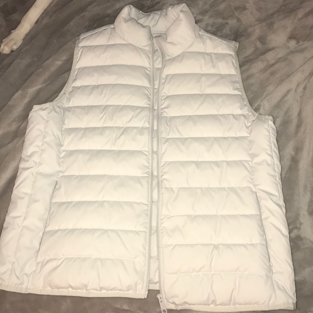 Women’s white vest, J. Crew